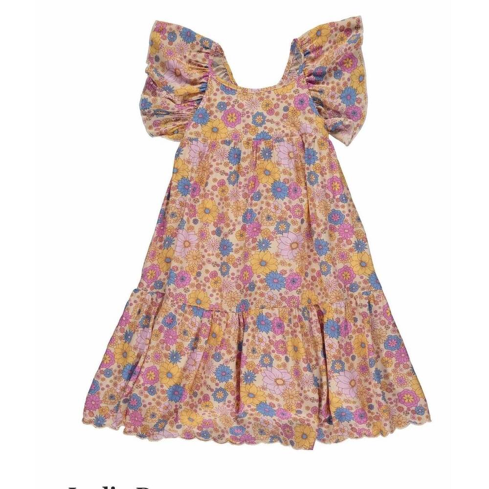 NEW VIGNETTE girl's joplin dress in floral
